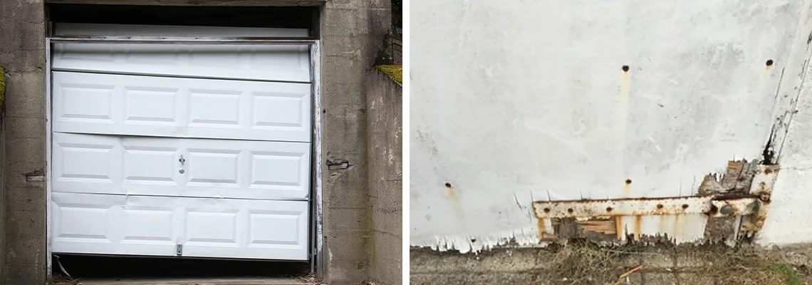 Rotten Commercial Garage Door Repair in Weston