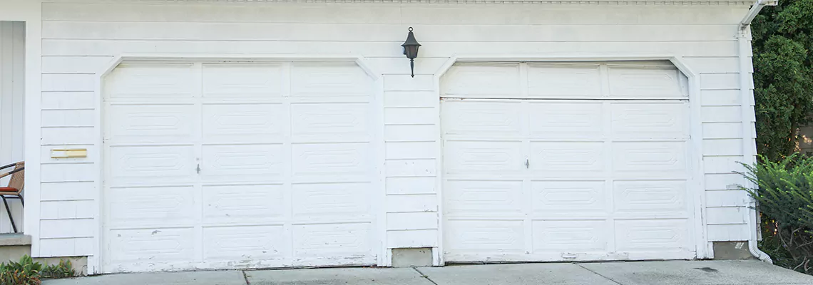 Roller Garage Door Dropped Down Replacement in Weston