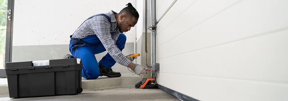 Garage Door Track Repair in Weston